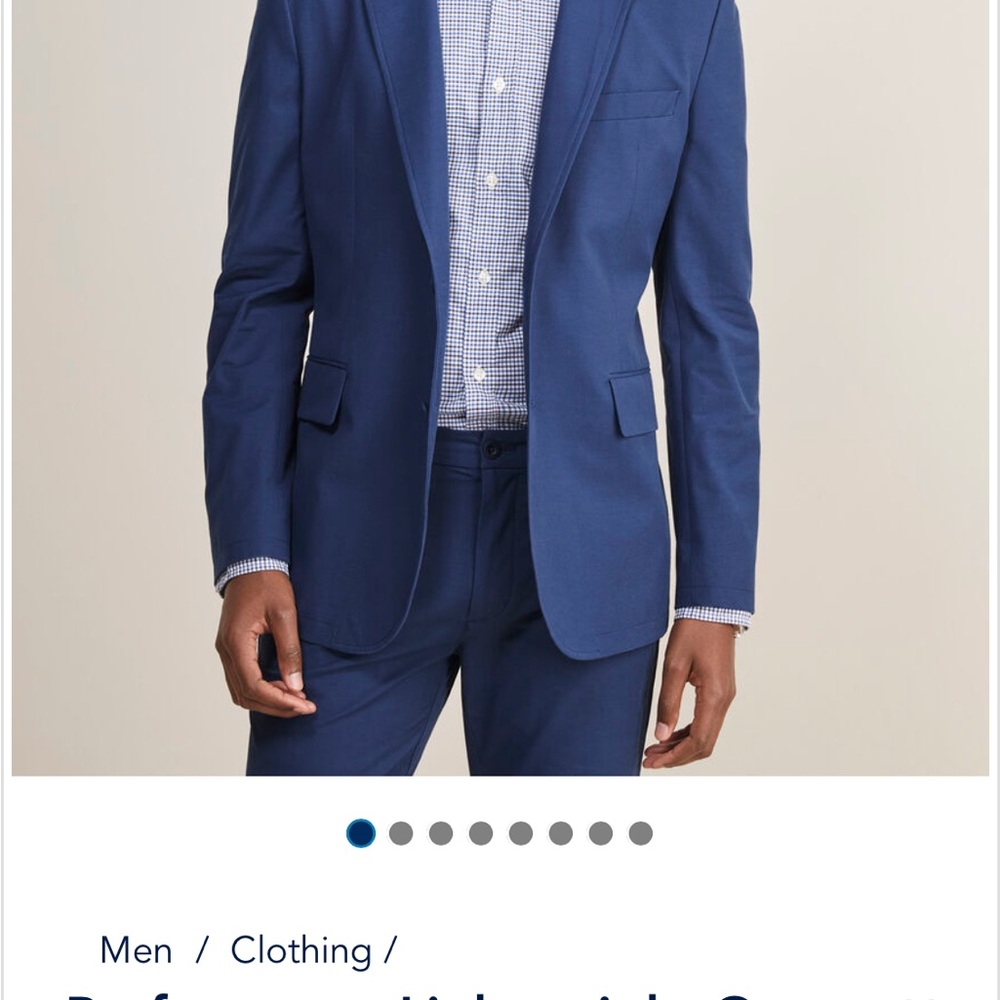 Vineyard Vines Mens On the Go Performance Blazer